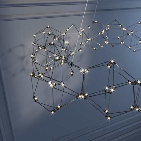 Подвесной светодиодный светильник Uma 90169/15 черный жемчуг