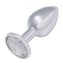 Маленькая металлическая анальная пробка Anal Pleasure от Alive (S: 7*2,8 см.)