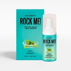 Жидкий вибратор Nuei Rock Me! с ароматом мяты - 20 мл. - 