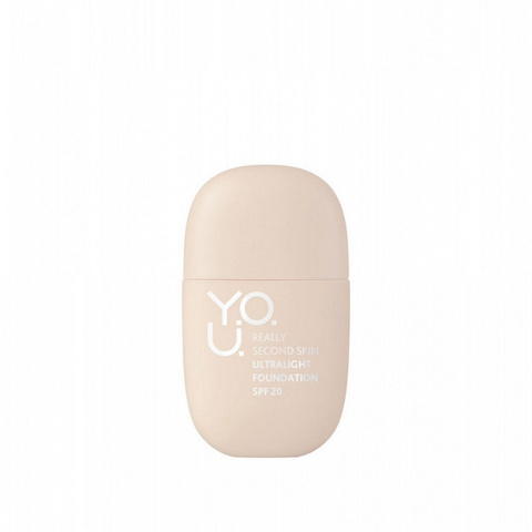 Ультралегкий тональный крем Y.O.U. Really Second Skin , тон 10 light beige , 30 гр ( Relouis )