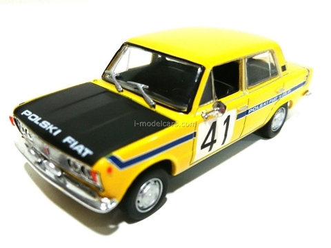 Fiat 125P Rajdowy Rallye #41 Rally 1:43 DeAgostini Kultowe Auta PRL-u