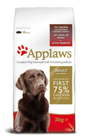 купить эпплоуз Applaws Dry Dog Chicken Large Breed Adult 75/25% сухой беззерновой корм для взрослых собак крупных пород с курицей и овощами