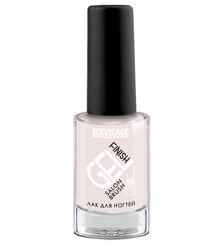 LuxVisage Лак для ногтей GEL finish тон 29 бело-розовый  9мл