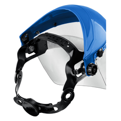 СИБИН экран 200 х 400 мм, поликарбонат 2 мм, с храповиком, защитный лицевой щиток (11086)