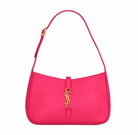 Сумка Saint Laurent Le 5 à 7 Hobo розовый