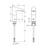 Кран вертикальный инфракрасный Ideal Standard CeraPlus A4151AA