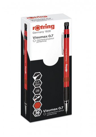 Карандаш механический Rotring Visumax 0.7 mm красный (2089098)