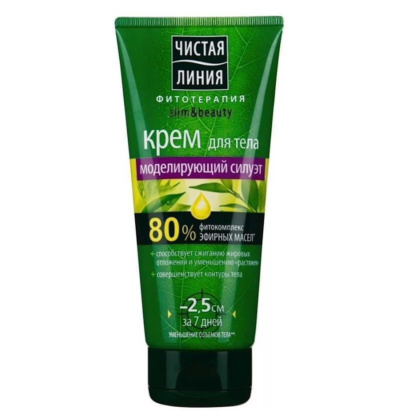 Чистая Линия Крем для тела Моделирующий силуэт, 200 мл – купить за 161 ...