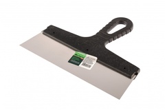 Шпатель 250мм, фасадный, из нержавеющей стали, пластмассовая ручка, Сибртех 85439