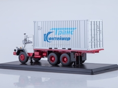 Magirus 290D container white-red 1:43 Start Scale Models (SSM)