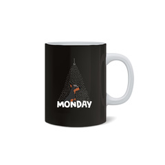 Кружка "Цвергпинчер в понедельник"