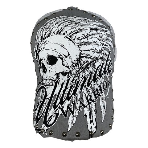 Rush Couture | Бейсболка мужская ULTIMATE WARRIOR SNAP HAT Grey RC159 серая перед