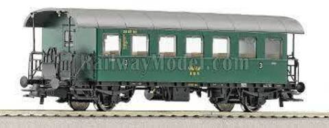 Roco 64246 Вагон пассажирский Typ N28 3кл DRG Epoche II 1/87