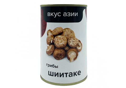 Грибы Шиитаке консервированные, 400г