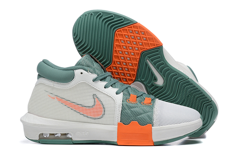 Nike LeBron Witness 8 'Grey/Green/Orange' 