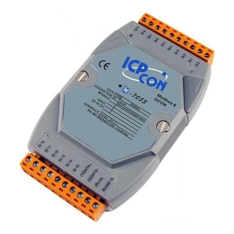Модуль дискретного ввода ICP DAS M-7053, 16 каналов дискретного ввода, Modbus RTU