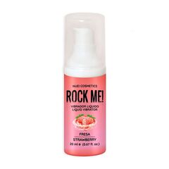 Жидкий вибратор Nuei Rock Me! с ароматом клубники - 20 мл. - 