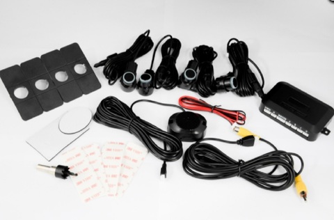 Парковочный комплекс Viper 4 датчика + камера (для штатной установки) Black