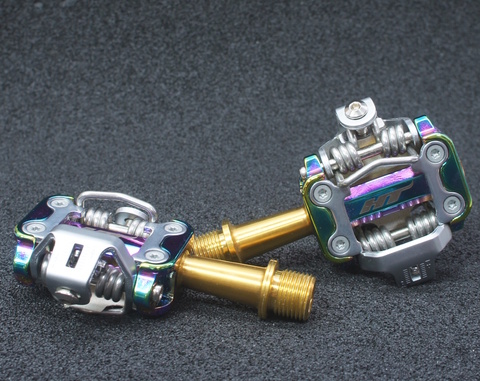 Контактные педали HT Leopard M1T oilslick