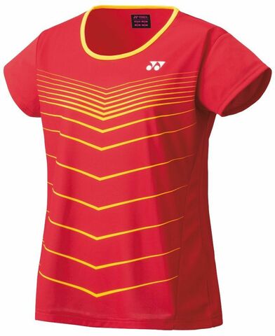 Женская теннисная футболка Yonex T-Shirt Ladies - ruby red