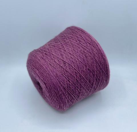 Бобинная пряжа (пр.Италия), art-Yak baby brown ,2/11 550м/100гр. 30%Меринос, 70%Бэби як, цвет-Ягодный мусс,меланж, арт.31372
