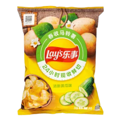 Картофельные чипсы Lay's со вкусом свежего огурца