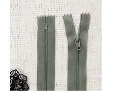 Молния брючная SBS автомат, L 20 см, Т3, н/р, серо-зелёный