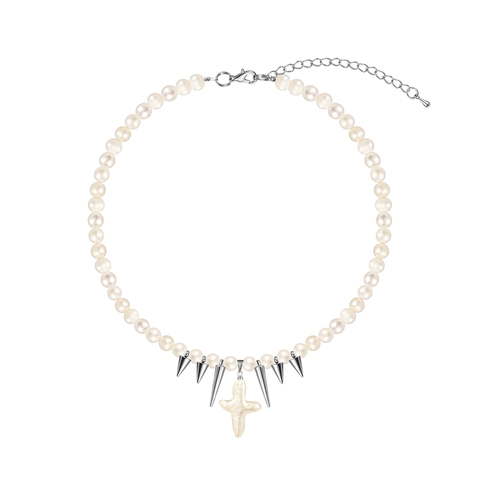 GINGER Ожерелье Pearl cross