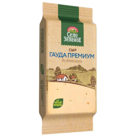 Сыр Гауда Премиум Село Зеленое 200г
