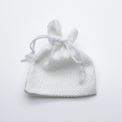 Холщовый мешочек, цвет белый, размер около 9*7 см, цена за 1 шт