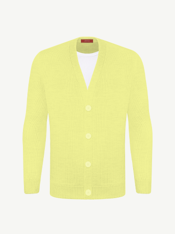 Кардиган с пуговицами из шелка