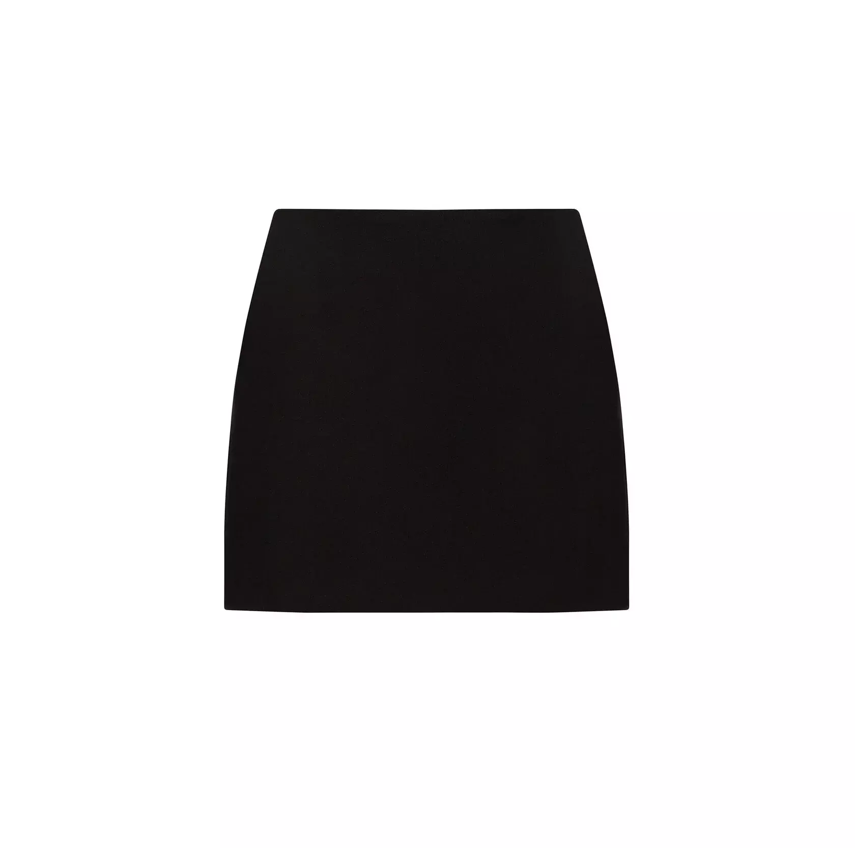 Юбка мини на низкой посадке, Черный