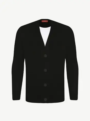 Кардиган с пуговицами из шелка