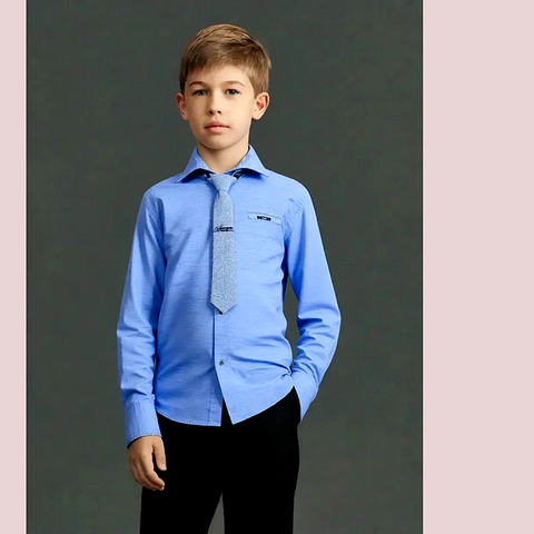 Рубашка мальчику (6-9) 251125-SD1002