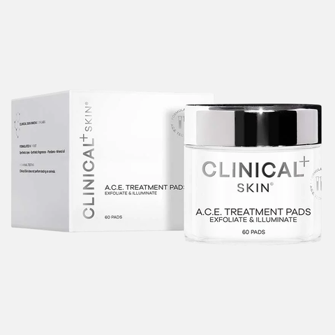 CLINICAL SKIN A.C.E. Treatment Pads Пилинговые диски с витаминами A.C.E., 60 дисков