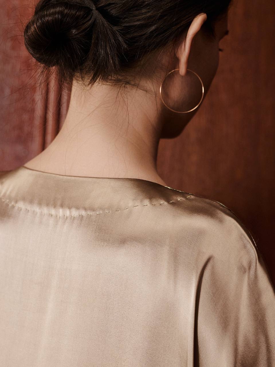 Шёлковая абайа, повязка для волос