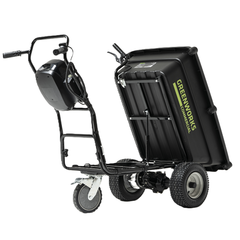 Садовая тележка Greenworks 82GC 82V (106л) самоходная аккумуляторная, без АКБ и ЗУ