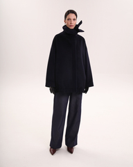 Пальто-бомбер чернильный