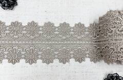 Кружево плетёное, ш. 10,5 см, бежевый