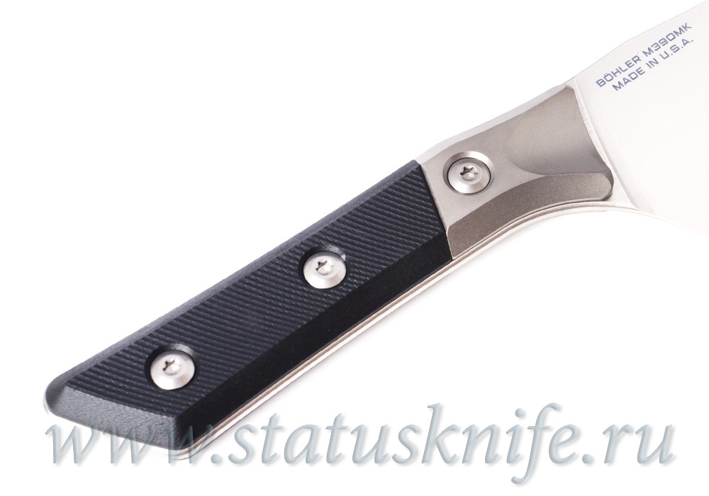 Нож Microtech Kitchen Santoku Bolster Black G-10 3200B-10BK