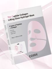 Гидрогелевая маска с пептидами и коллагеном COSRX The Peptide Collagen Lifting Glow Hydrogel Mask 3 шт.