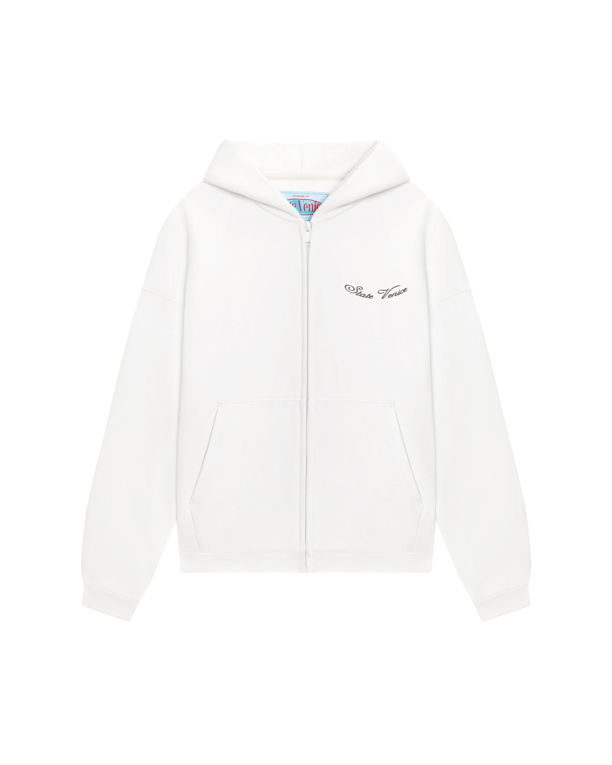 Худи на молнии классического кроя