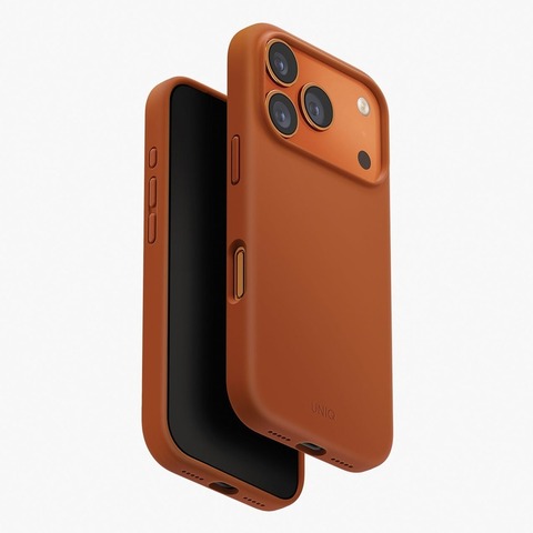 Чехол Uniq Lino Case для iPhone 17 Pro, Оранжевый | Sunset Orange