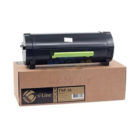 Тонер картридж БУЛАТ s-Line TNP-36, TNP-39 для Konica Minolta bizhub 3300P (Чёрный, 10000 стр.), универсальный