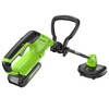 Триммер аккумуляторный Greenworks G24LT251, 24 V, 25 см, с 1хАКБ 2Ач и ЗУ, (2113307SA) — фото 8