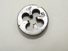 Плашка дюймовая 1/2"  d=38мм