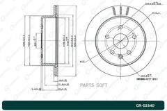 Диск тормозной G-brake  GR-02340