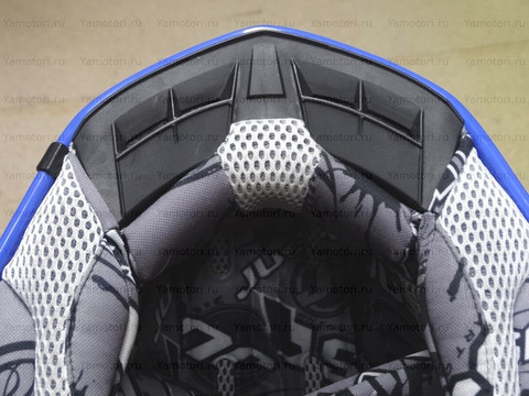 Шлем кроссовый Just1 J32 2017 белый-синий-красный, размер L (59-60)