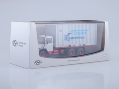 Magirus 290D container white-red 1:43 Start Scale Models (SSM)