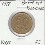 V1995 1987 Аргентина 50 сентаво